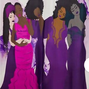 Vibrant Purple and Pink Duvet Cover Set    HARMONY